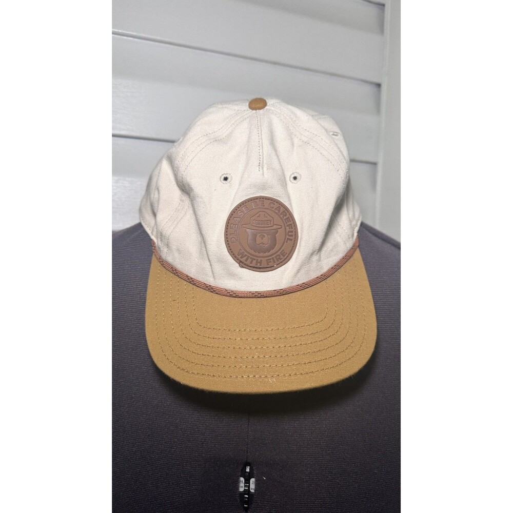 Please Be Careful With Fire - Smokey The Bear Adjustable Baseball Hat